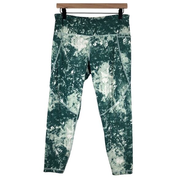 Sweaty Betty Power Leggings 7/8 Tights Green Size Large - Picture 1 of 9